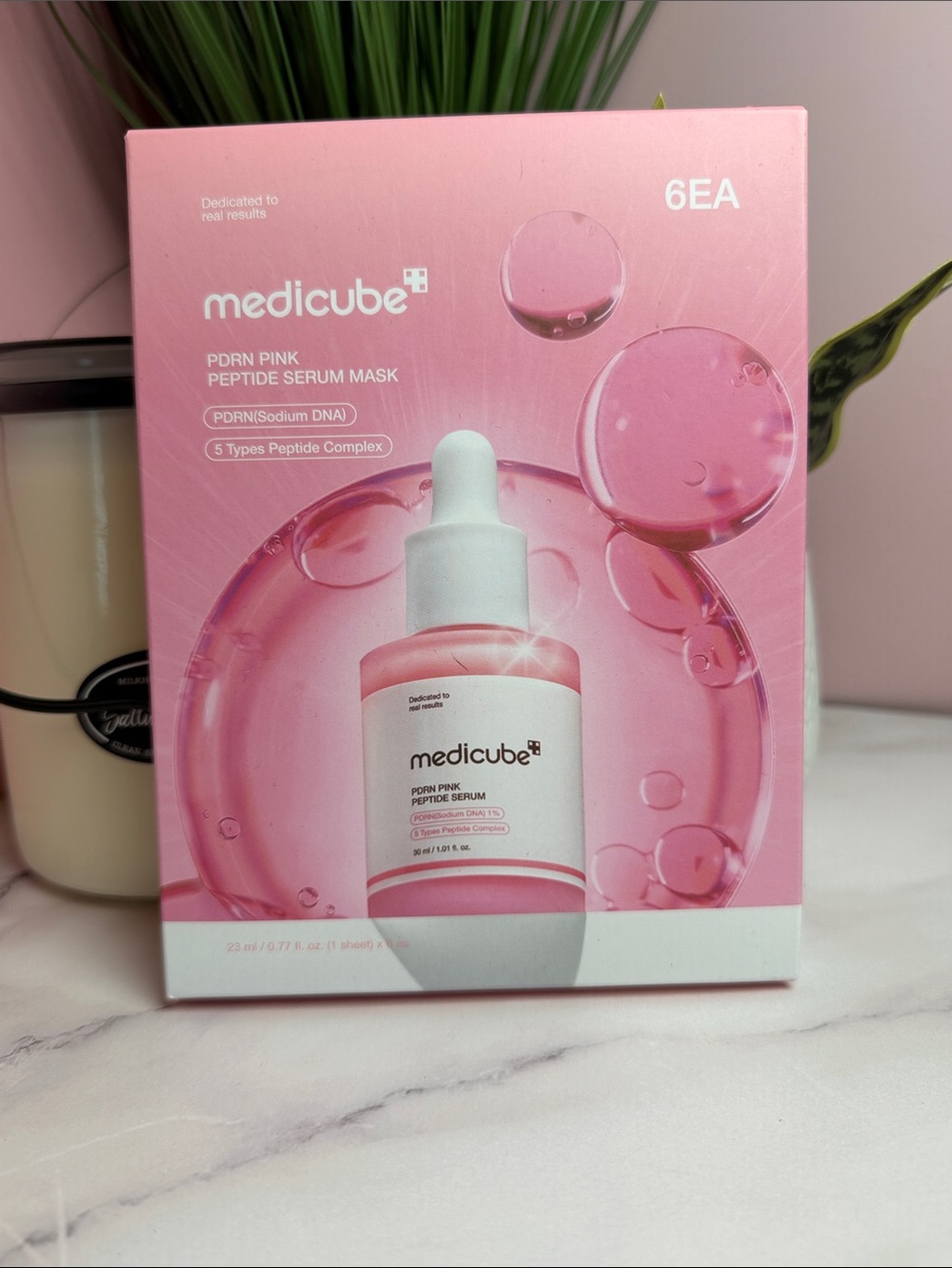 Medicube PDRN Pink Peptide Serum Mask — Pink